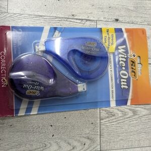 BIC Wite-Out Correction Tape - Blue and Purple